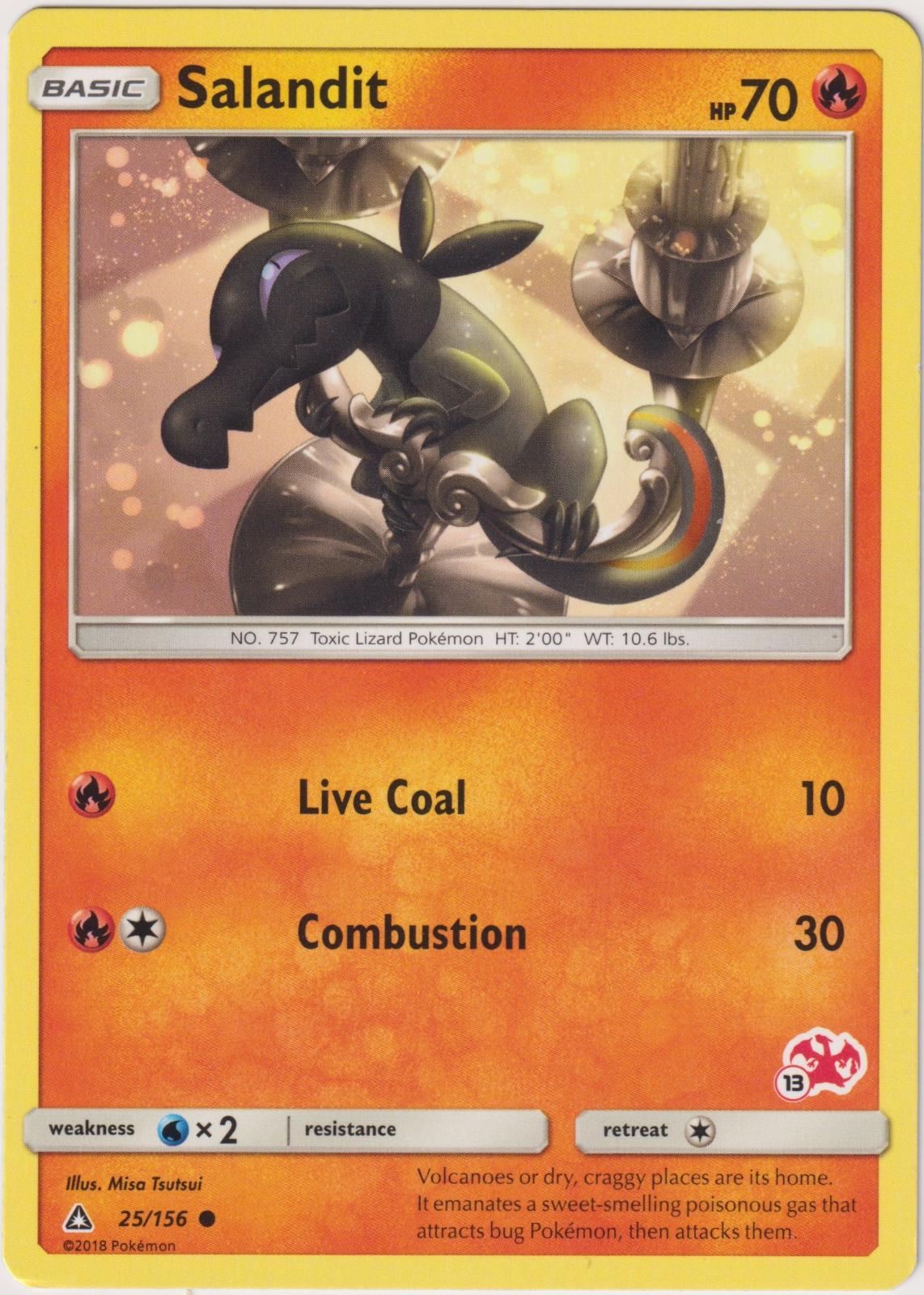 2020 Battle Academy Salandit Pokémon card